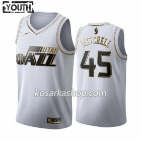 Dres Utah Jazz Donovan Mitchell 45 Nike 2019-20 Bijela Golden Edition Swingman - Dječji